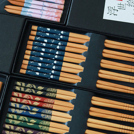 [Në Gjendje] Set of 5 Bamboo Chopsticks