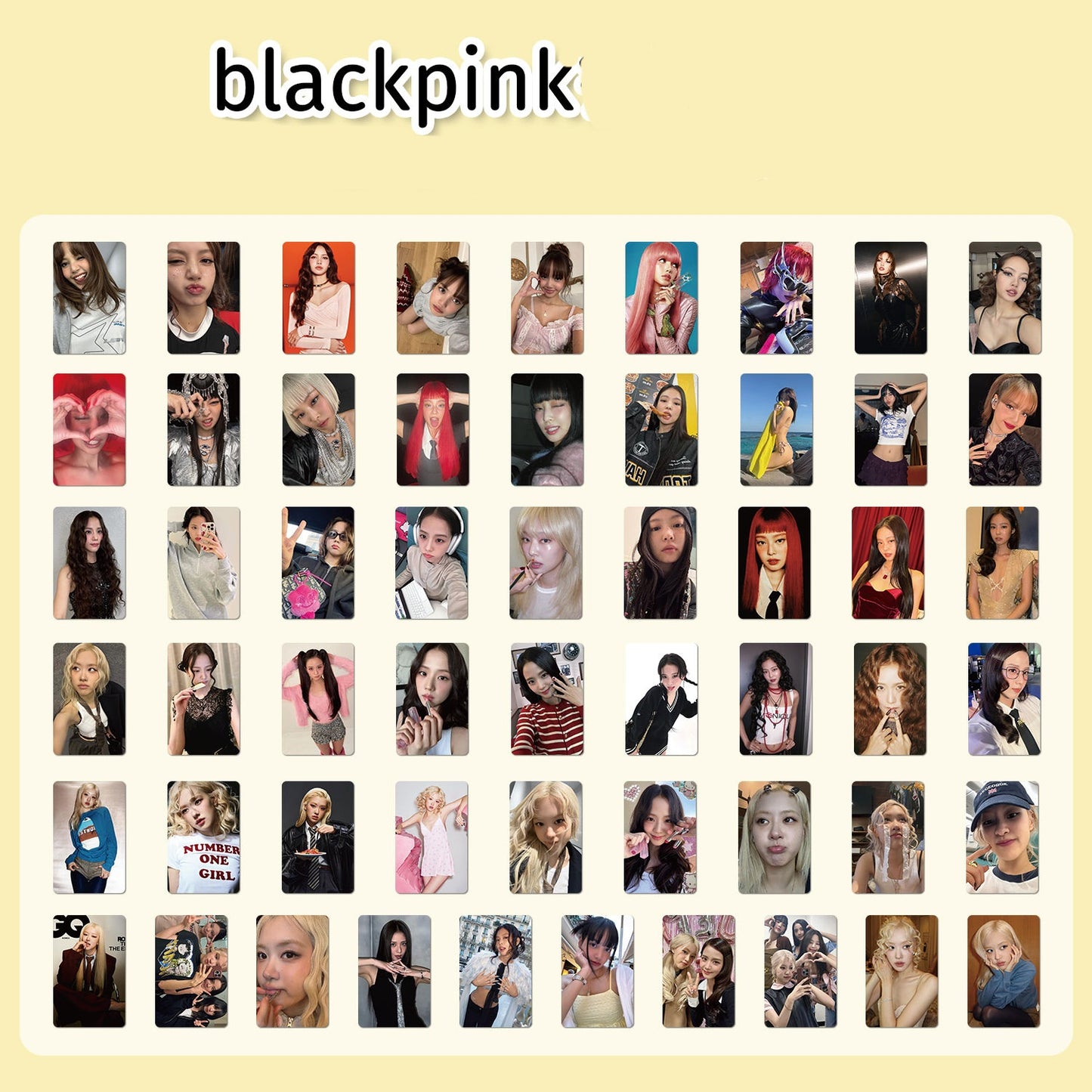 [PRE-ORDER] BLACKPINK New 2025 lomocards (55pcs)