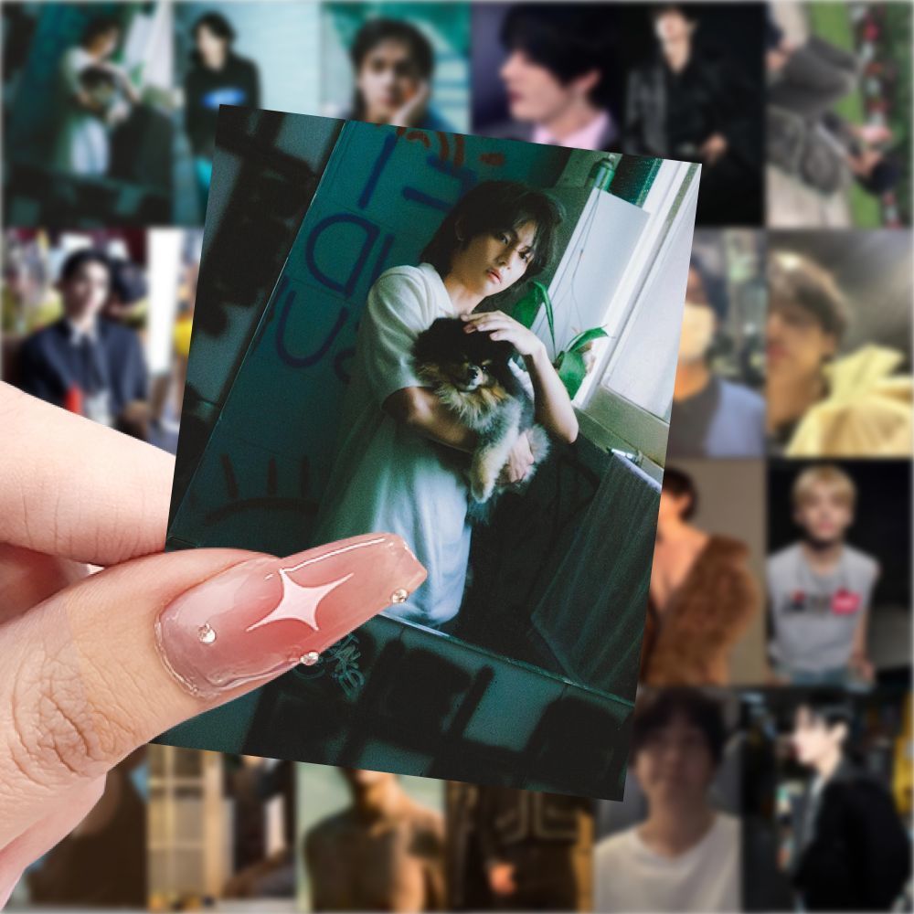 [Në Gjendje] BTS Taehyung waterproof stickers (63pcs)