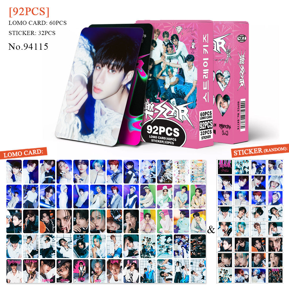 [BULK PRE-ORDER] Set of 5 From ALL BOY GROUPS Lomocard Packs (92pc)