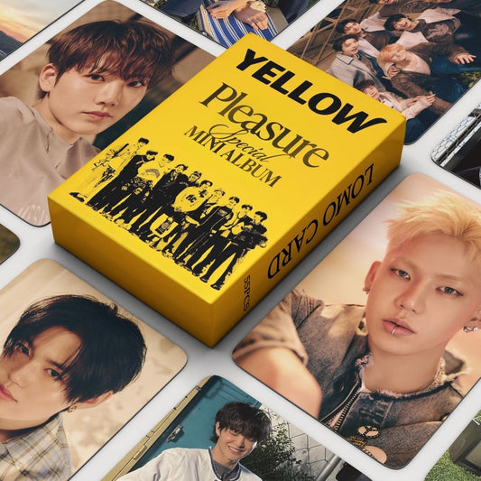 [PRE-ORDER] TREASURE 'Pleasure' yellow ver. lomocards (55pcs)