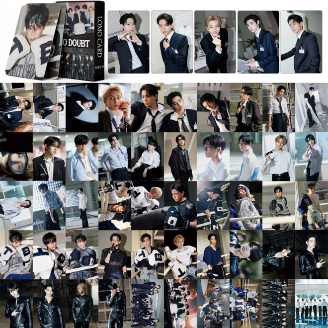 [BULK PRE-ORDER] Set of 5 ALL BOY GROUPS Lomocard Packs (55pc)