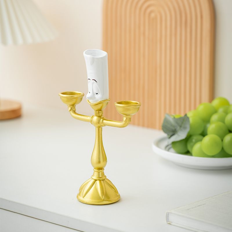 [PRE-ORDER] 'The Beauty and the Beast' Lumiere Candle – Resin Ornament