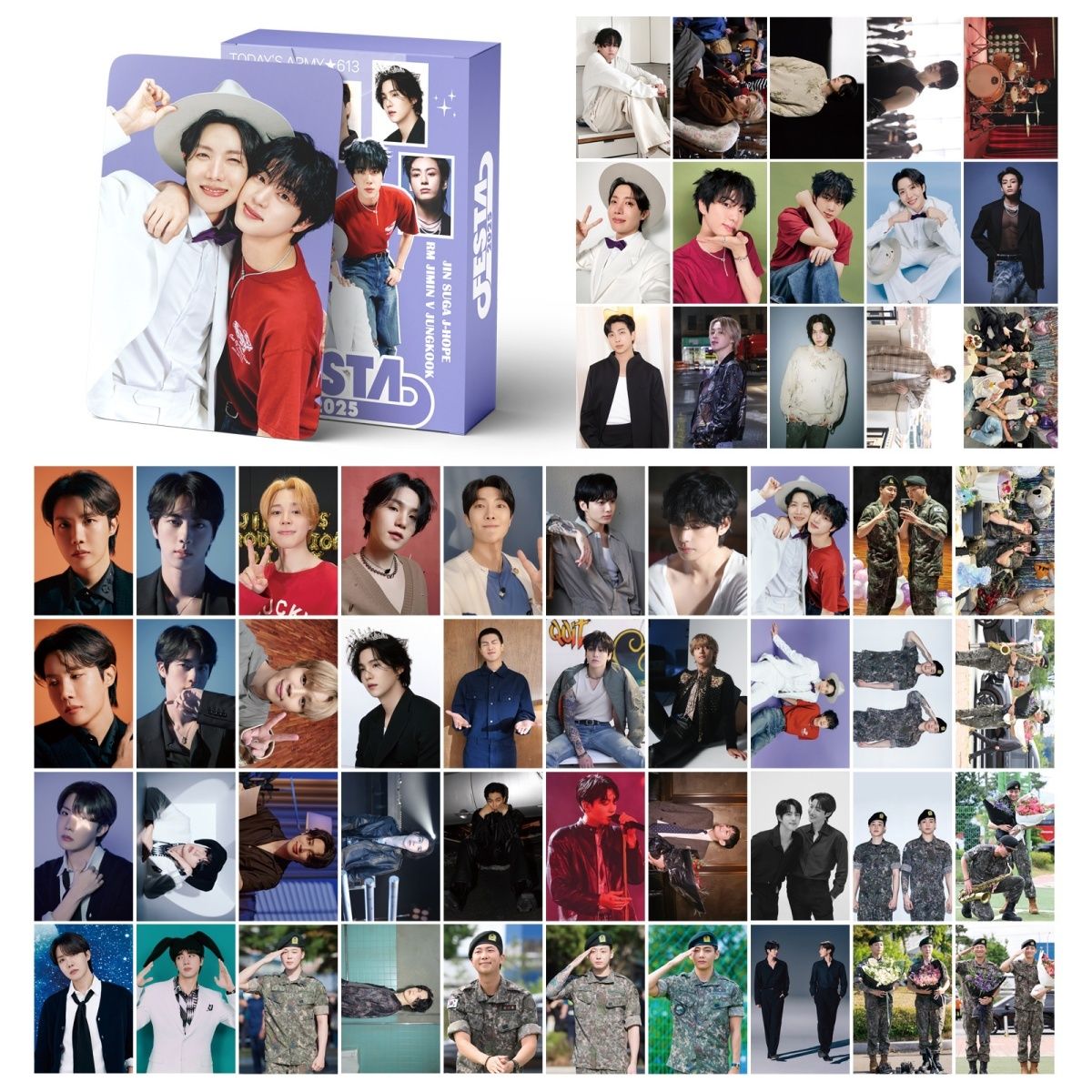 [PRE-ORDER] BTS '2025 FESTA' lomocards (55pcs)