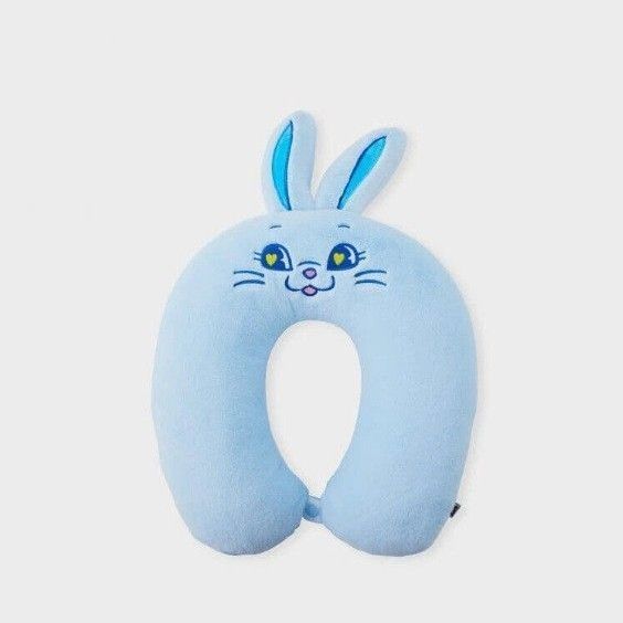 [PRE-ORDER] NEW JEANS Bunnies Travel Neck Pillow