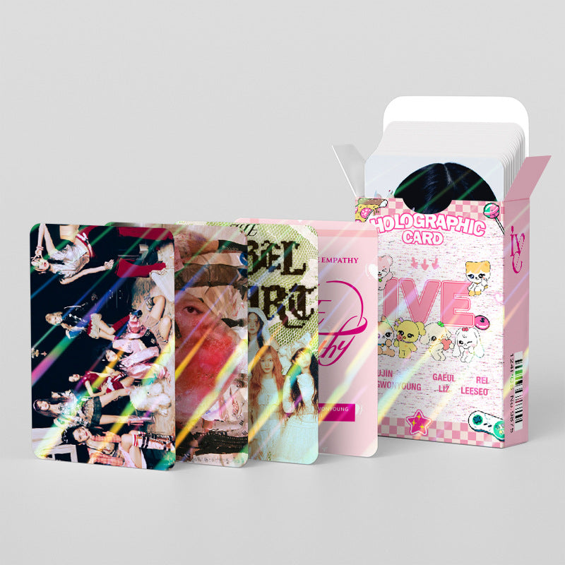 [PRE-ORDER] IVE holographic lomocards (124pcs)