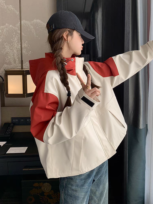 [PRE-ORDER] High-End Contrast Color Short Work Jacket (2025 Collection)