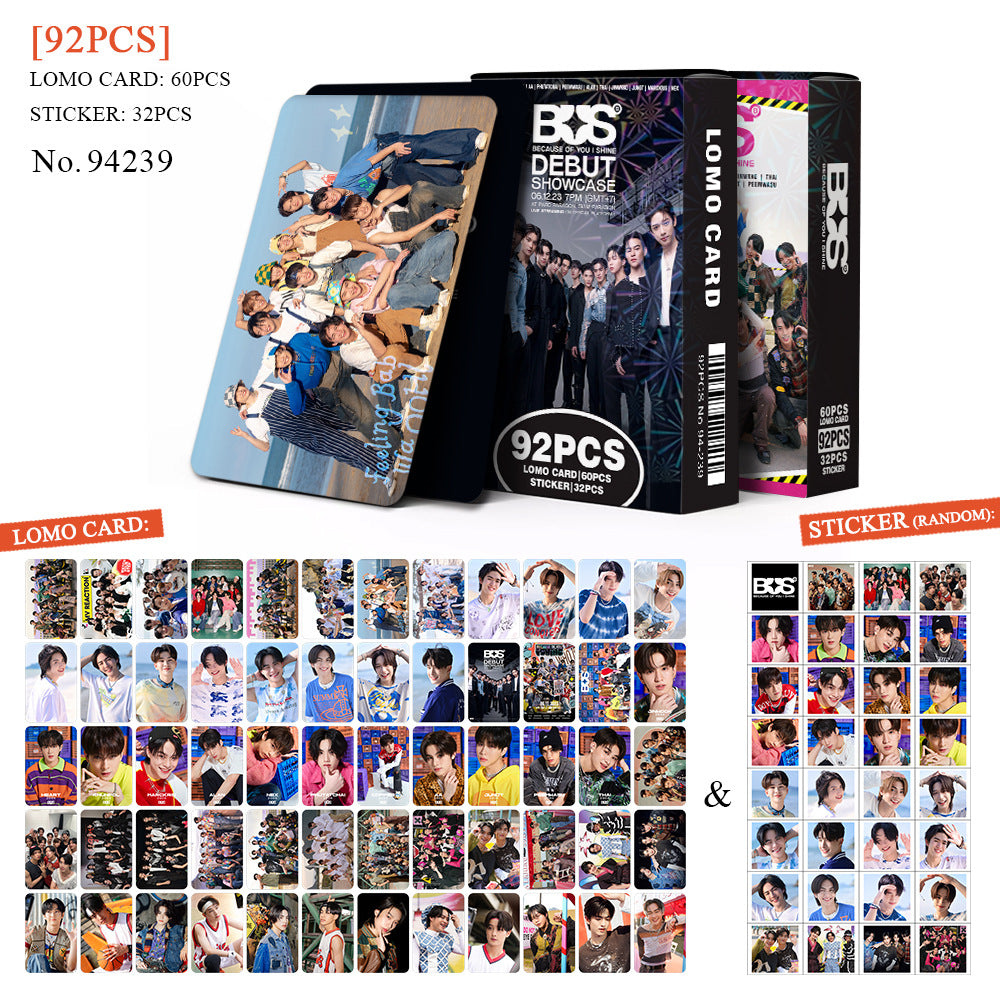 [BULK PRE-ORDER] Set of 5 From ALL BOY GROUPS Lomocard Packs (92pc)