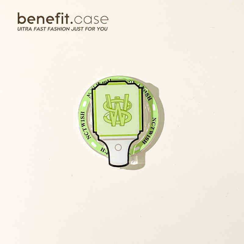 [PRE-ORDER] K-pop Groups Lightstick Acrylic Phone Grip Tok (magnetic suction bracket)