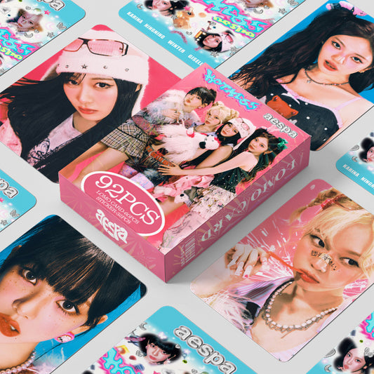 [PRE-ORDER] AESPA 'Hot Mess' lomocards (92pcs)