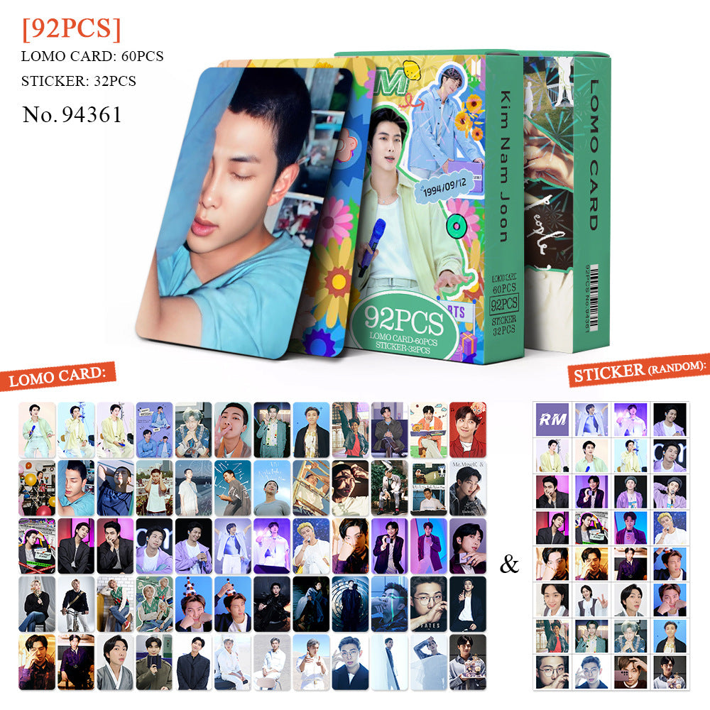 [BULK PRE-ORDER] Set of 5 From ALL BOY GROUPS Lomocard Packs (92pc)