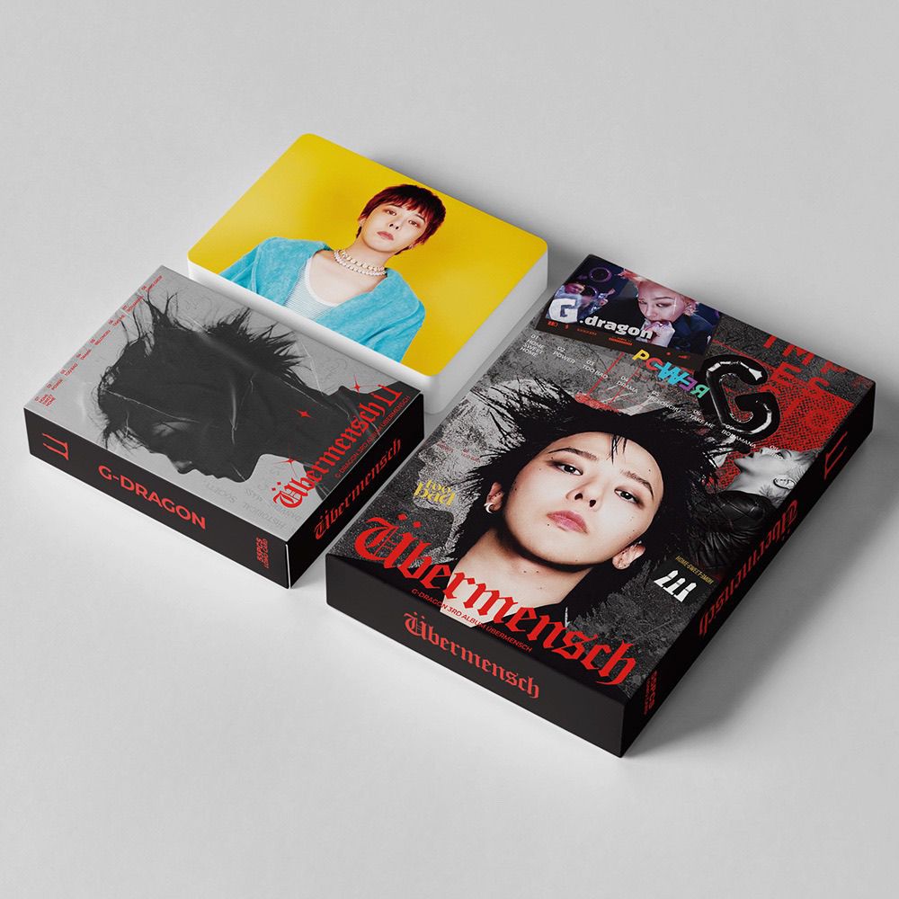 [PRE-ORDER] G-DRAGON Übermensch ver.1 lomocards (55pcs)