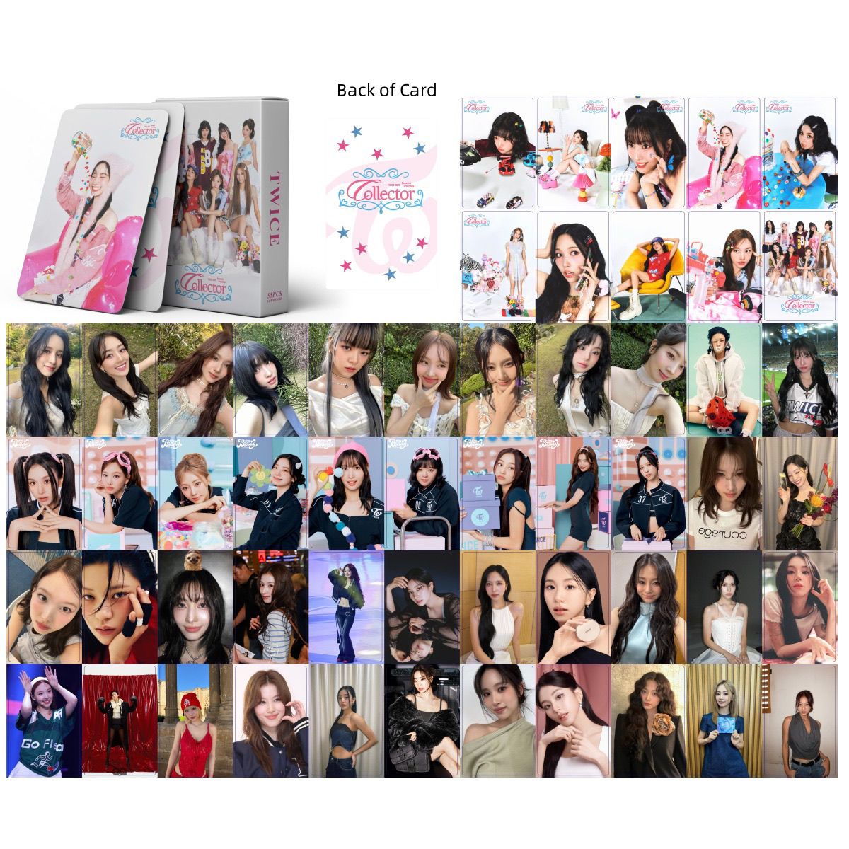 [Në Gjendje] TWICE Collector 2025 Season's Greetings lomocards (55pcs)