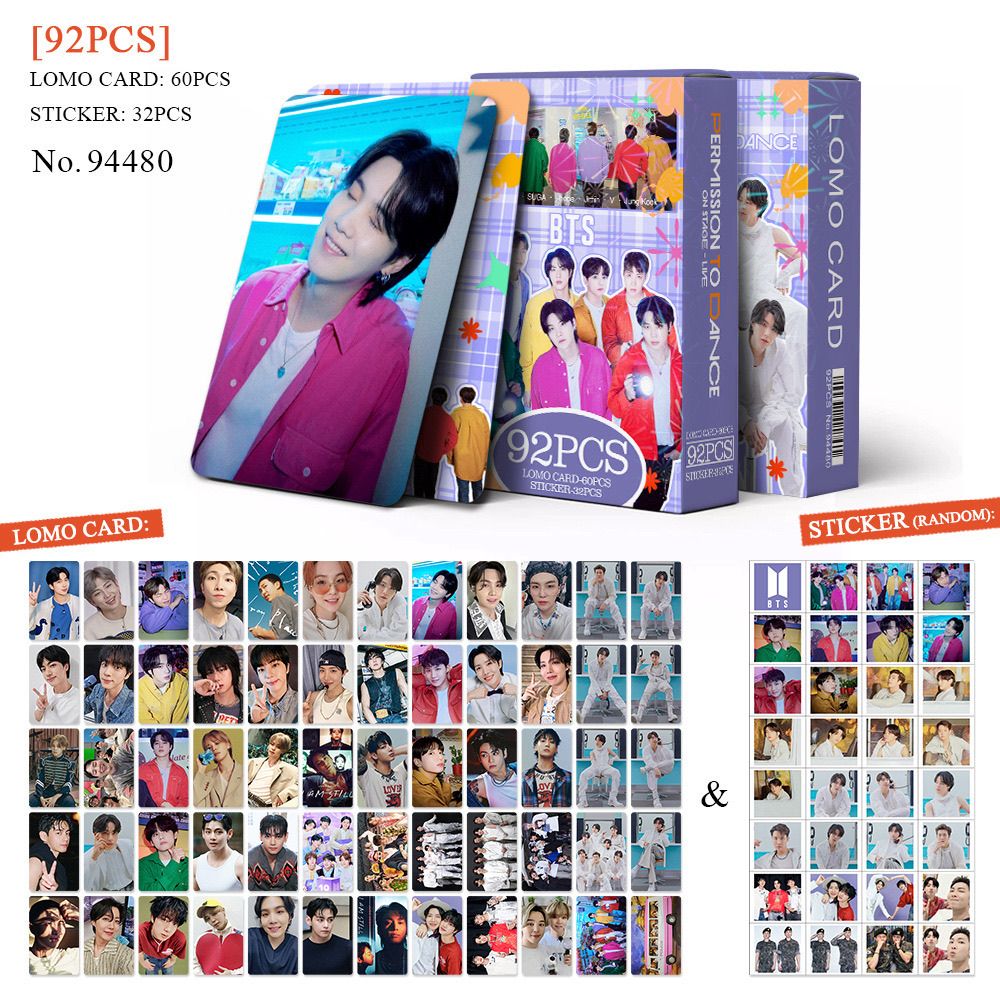 [PRE-ORDER] BTS 'Permission To Dance' lomocards (92pcs)