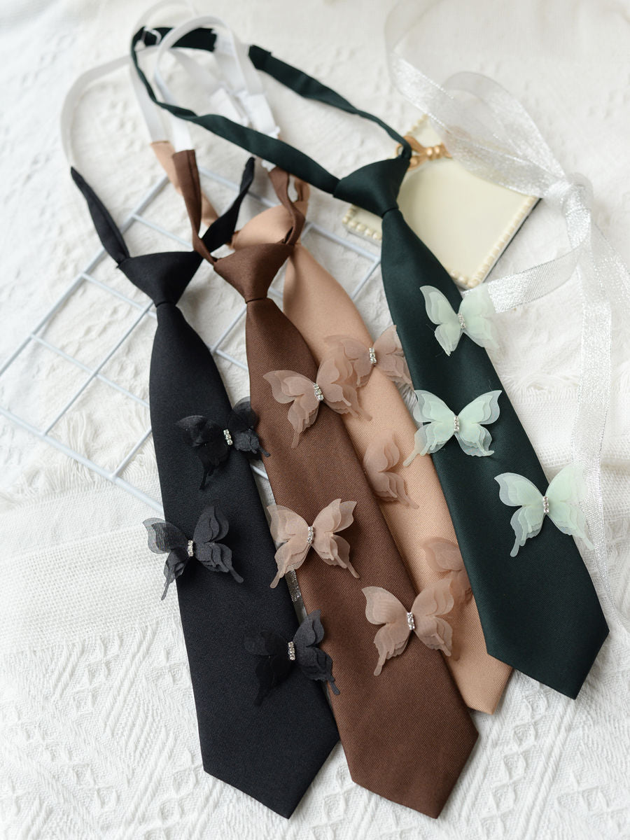 [PRE-ORDER] Korean Style Cute Butterfly Lace Bows for Women