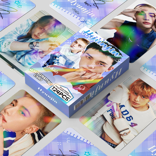 [PRE-ORDER] STRAY KIDS HYUNJIN holographic lomocards (124pcs)