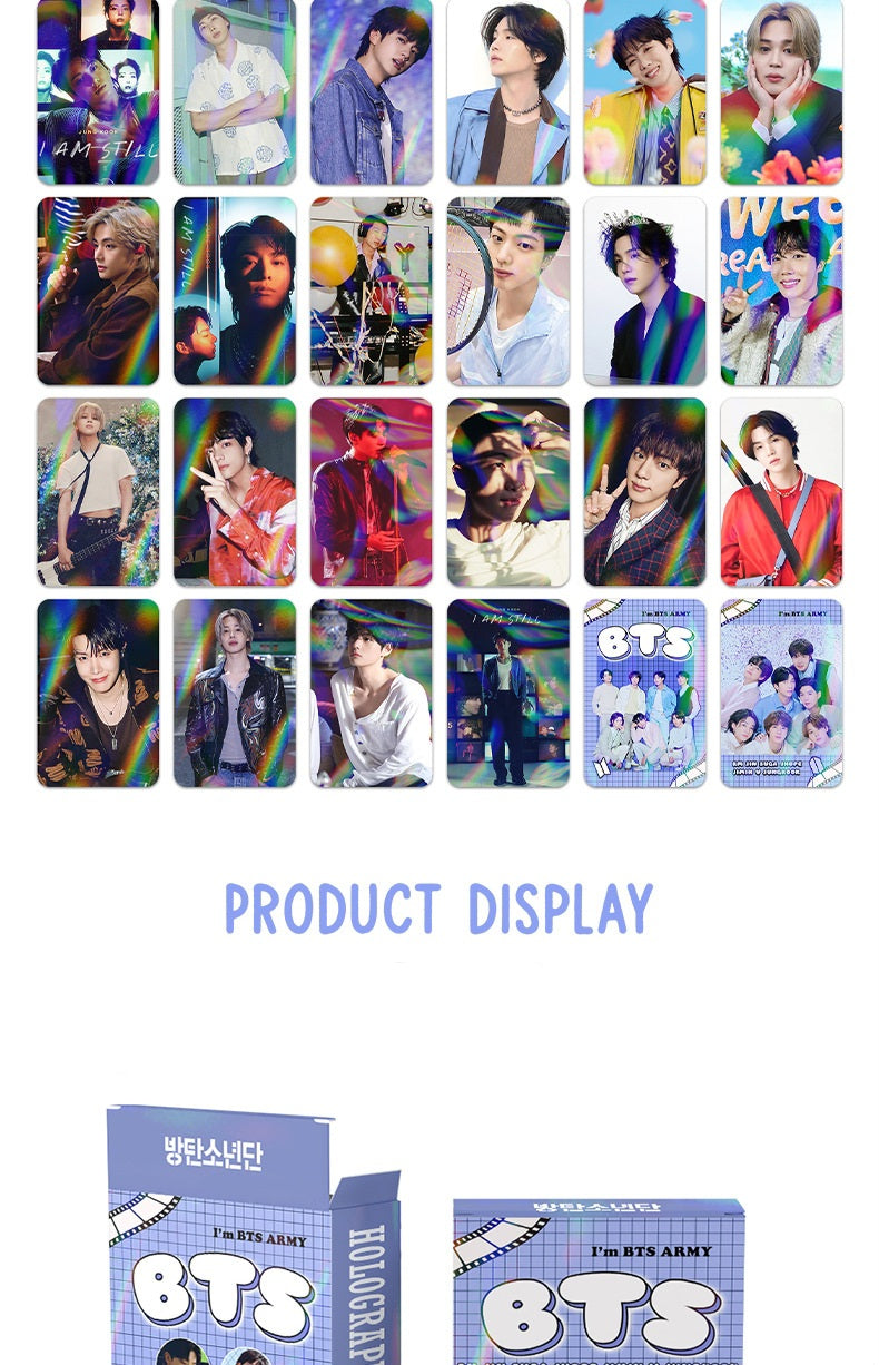 [PRE-ORDER] BTS holographic lomocards (30pcs)