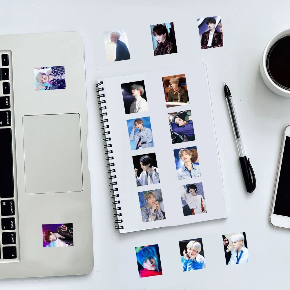 [Në Gjendje] BTS Suga Waterproof Stickers (63 pcs)