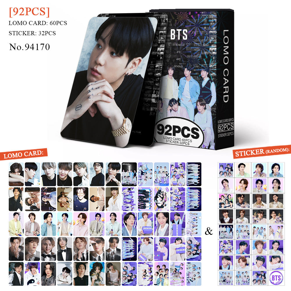[BULK PRE-ORDER] Set of 5 From ALL BOY GROUPS Lomocard Packs (92pc)