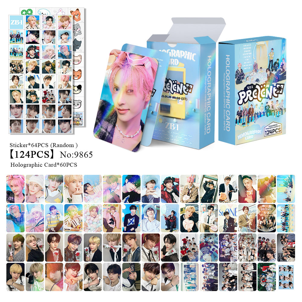 [BULK PRE-ORDER] Set of 5 ALL BOY GROUPS Lomocard Packs (124pc)