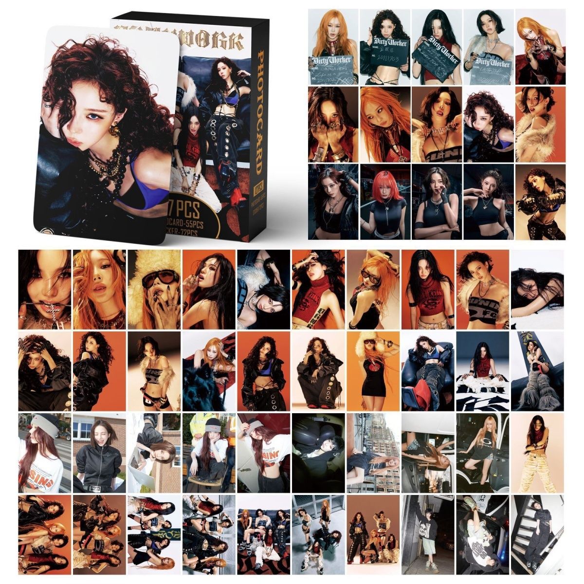 [Në Gjendje] AESPA 'Dirty Work' lomocards (127pcs)