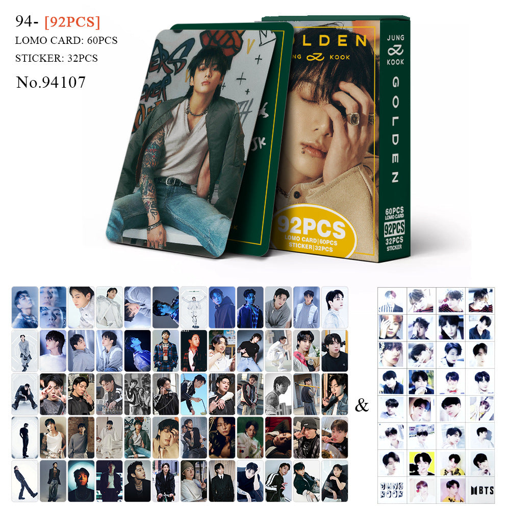 [BULK PRE-ORDER] Set of 5 From ALL BOY GROUPS Lomocard Packs (92pc)