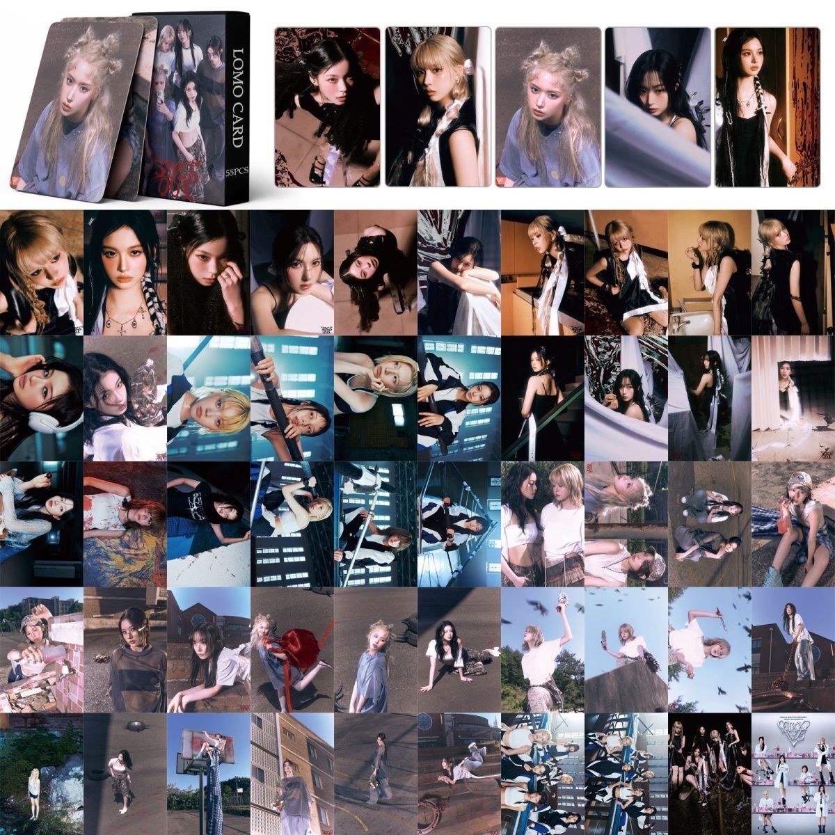 [PRE-ORDER] NMIXX 'Fe3O4: Stick Out' lomocards (55pcs)