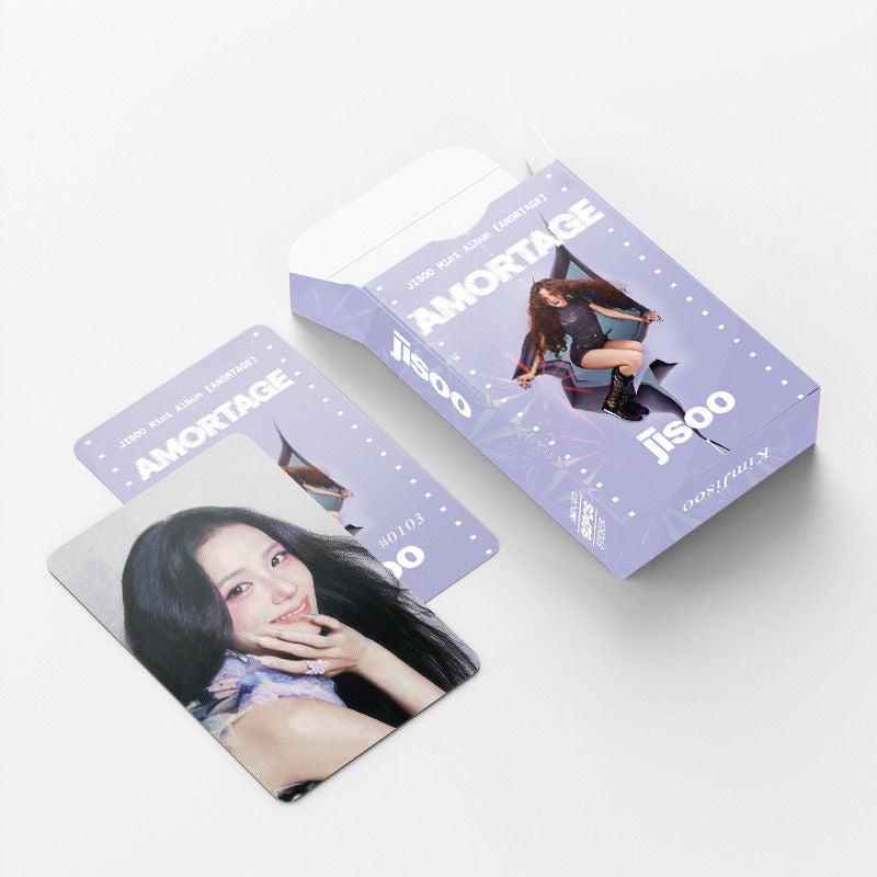 [PRE-ORDER] BLACKPINK Jisoo 'Amortage' lomocards (92pcs)