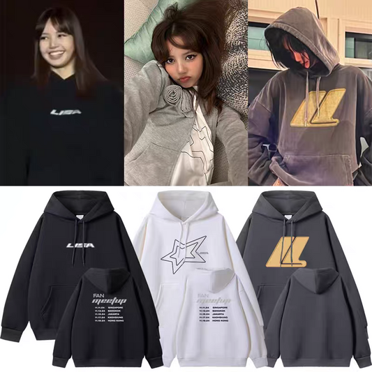 [PRE-ORDER] BLACKPINK Lisa 'Rockstar' Hoodies