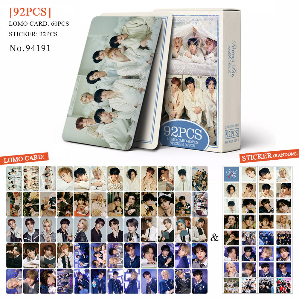 [BULK PRE-ORDER] Set of 5 From ALL BOY GROUPS Lomocard Packs (92pc)