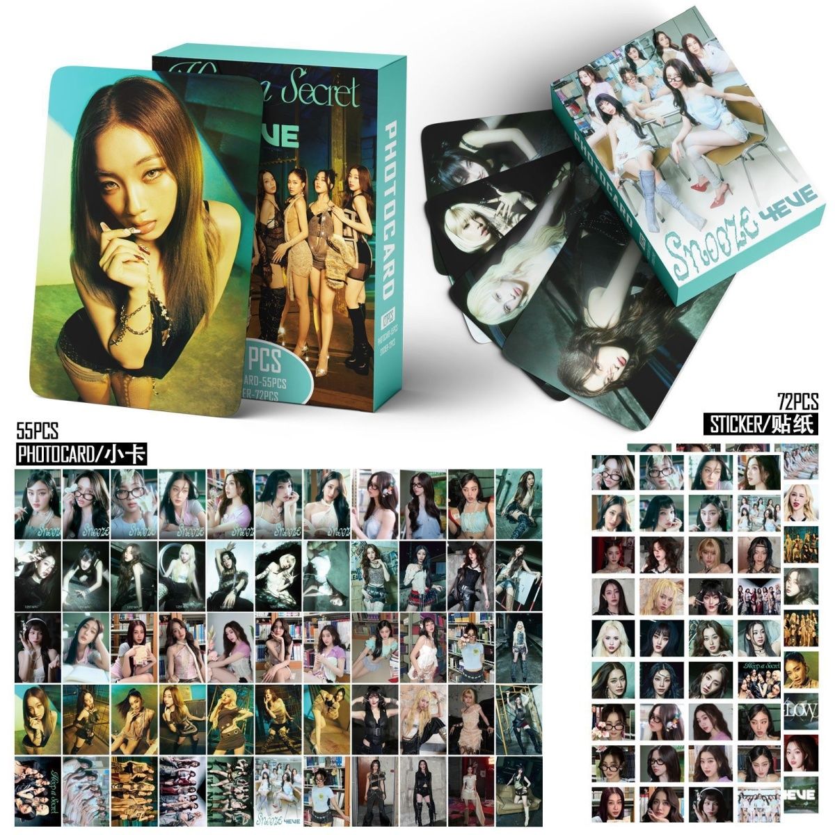 [PRE-ORDER] 4EVE 'GLOW' lomocards (127pcs)