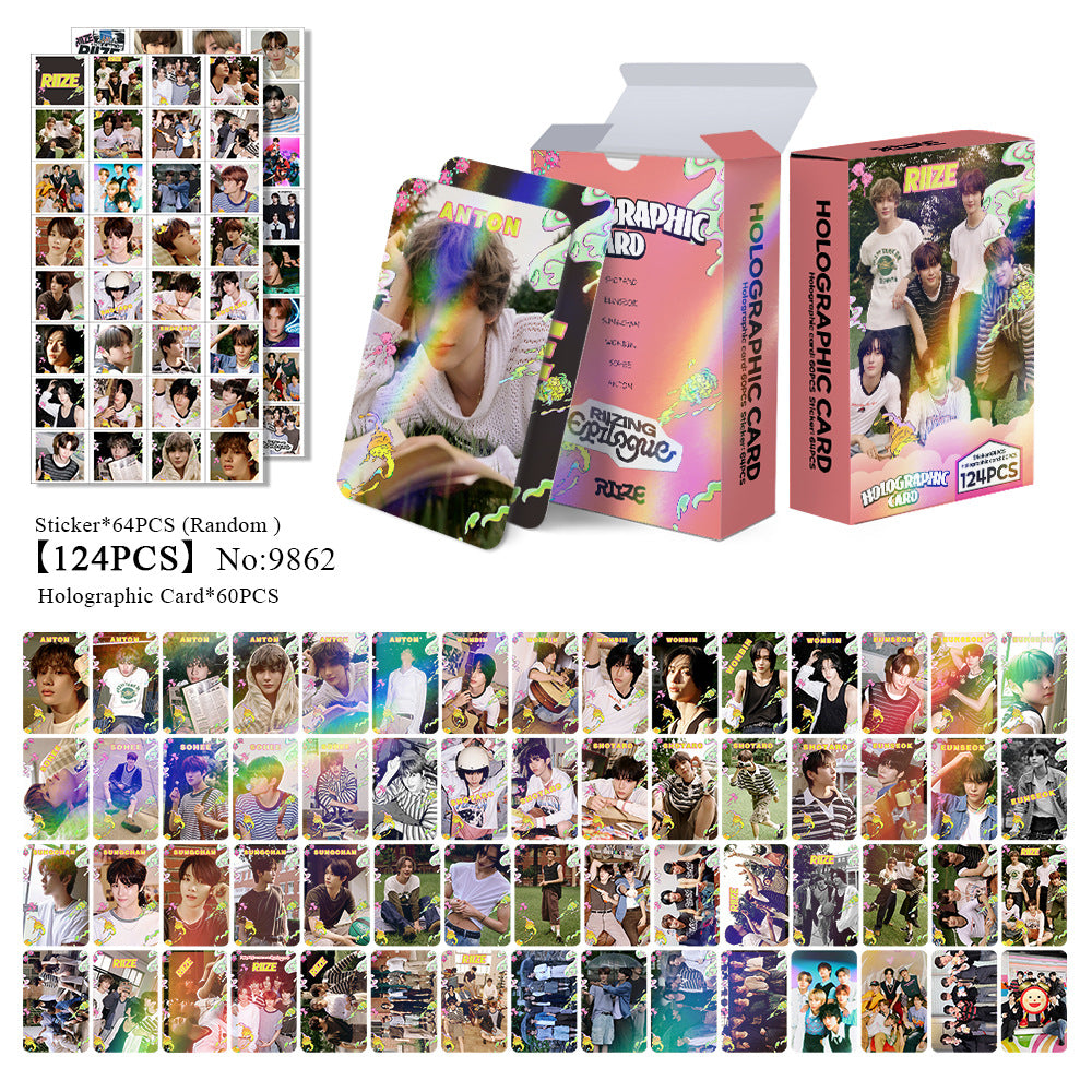 [BULK PRE-ORDER] Set of 5 ALL BOY GROUPS Lomocard Packs (124pc)