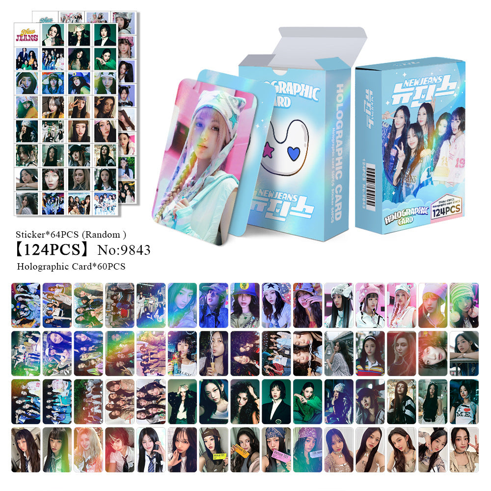 [PRE-ORDER] NEW JEANS holographic lomocards (124pcs)