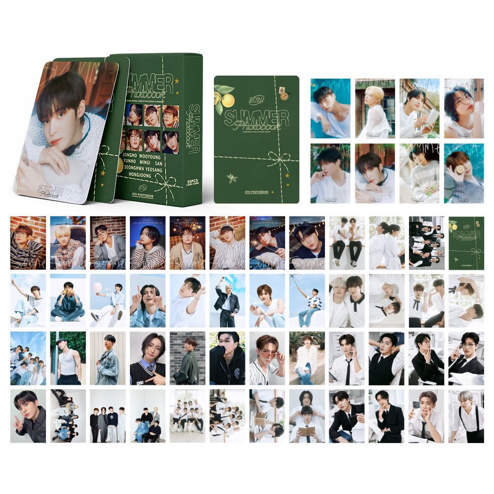 [BULK PRE-ORDER] Set of 5 ALL BOY GROUPS Lomocard Packs (55pc)