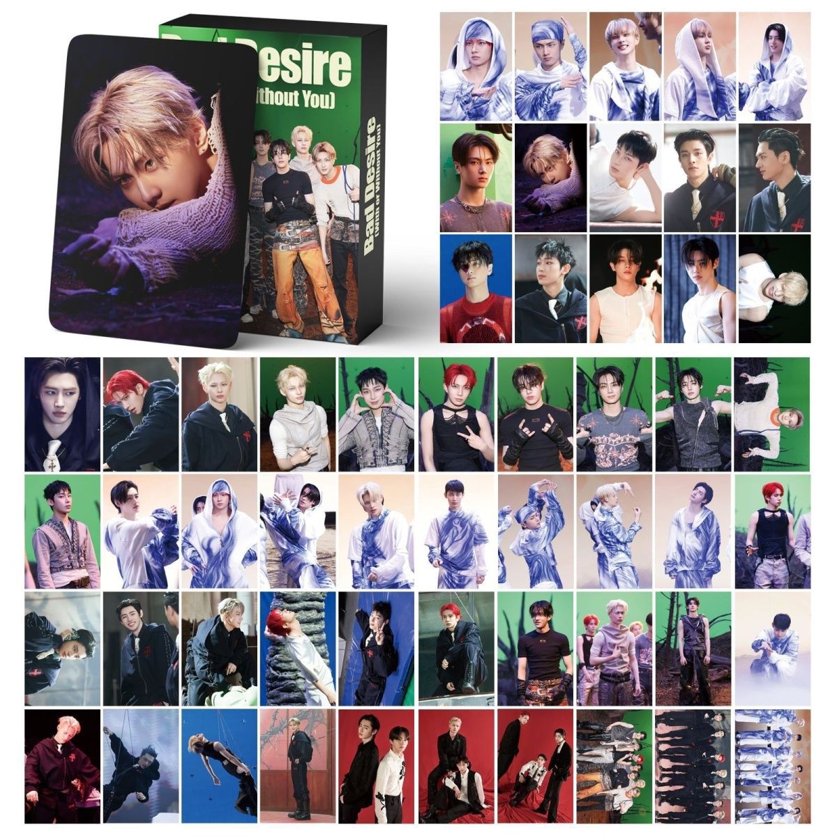 [Në Gjendje] ENHYPEN 'Bad Desire: With Or Without You' lomocards (55pcs)