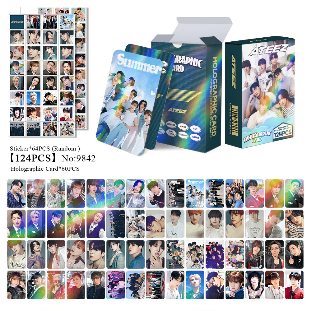 [BULK PRE-ORDER] Set of 5 ALL BOY GROUPS Lomocard Packs (124pc)