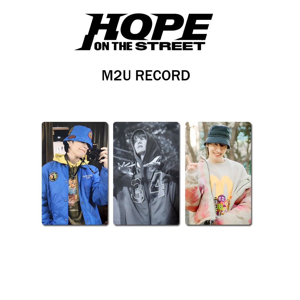 [Në Gjendje] BTS J-HOPE Jack On The Street (pack of 3 ) unofficial photocards
