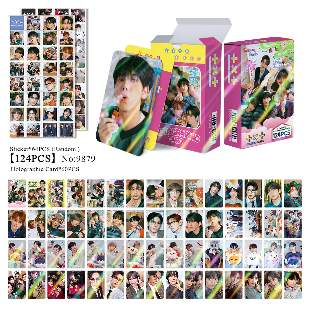 [BULK PRE-ORDER] Set of 5 ALL BOY GROUPS Lomocard Packs (124pc)