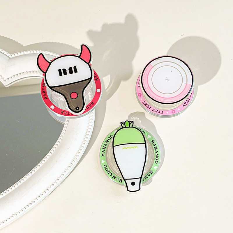 [PRE-ORDER] K-pop Groups Lightstick Acrylic Phone Grip Tok (magnetic suction bracket)