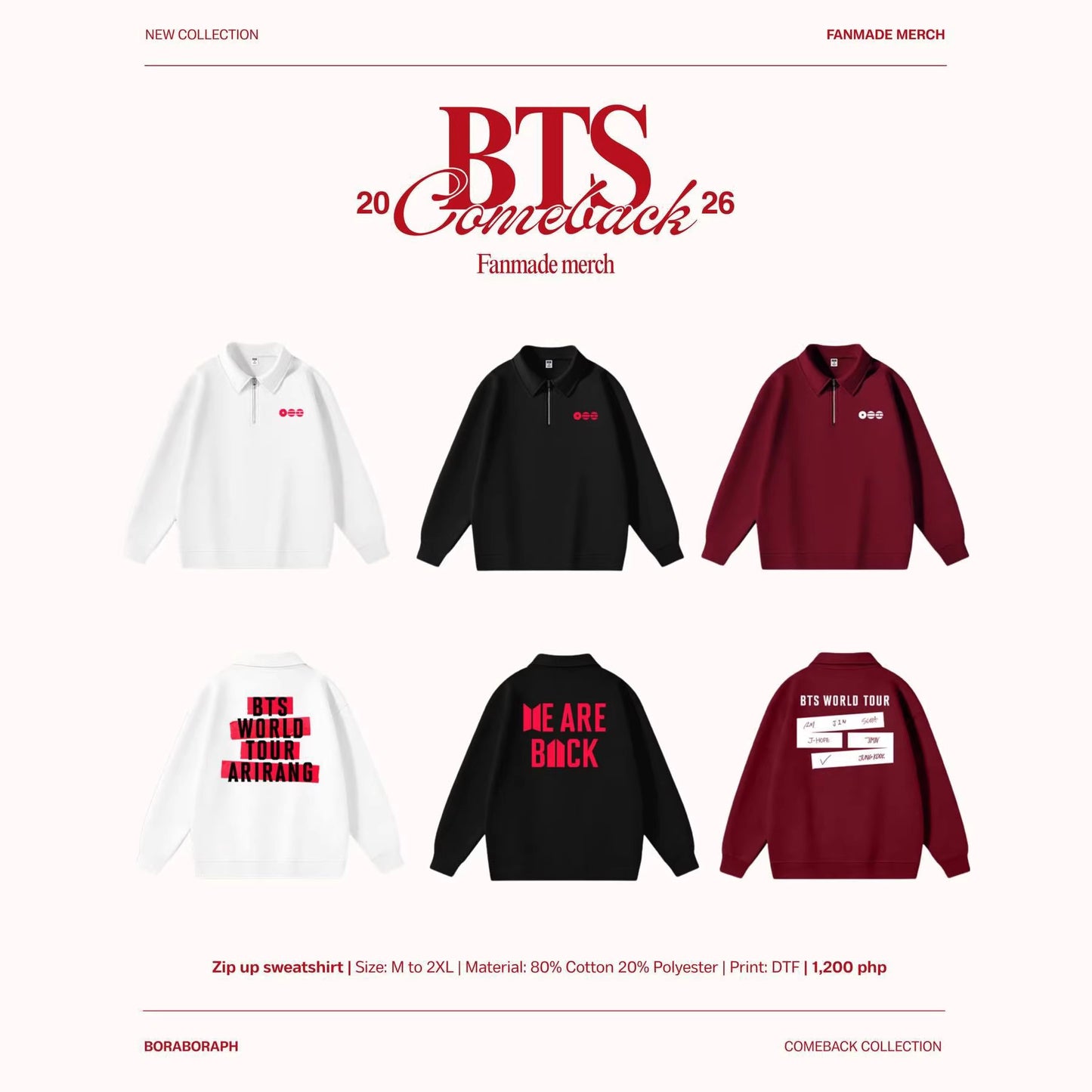 [Në Gjendje] BTS Arirang Black Sweatshirt
