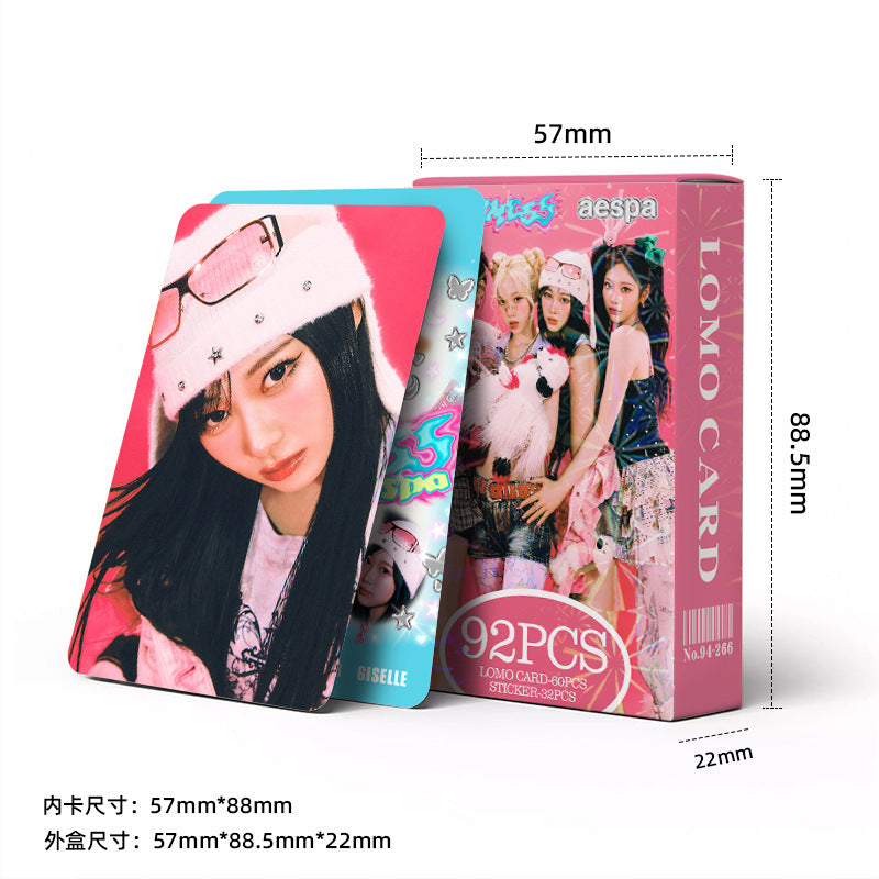 [PRE-ORDER] AESPA 'Hot Mess' lomocards (92pcs)