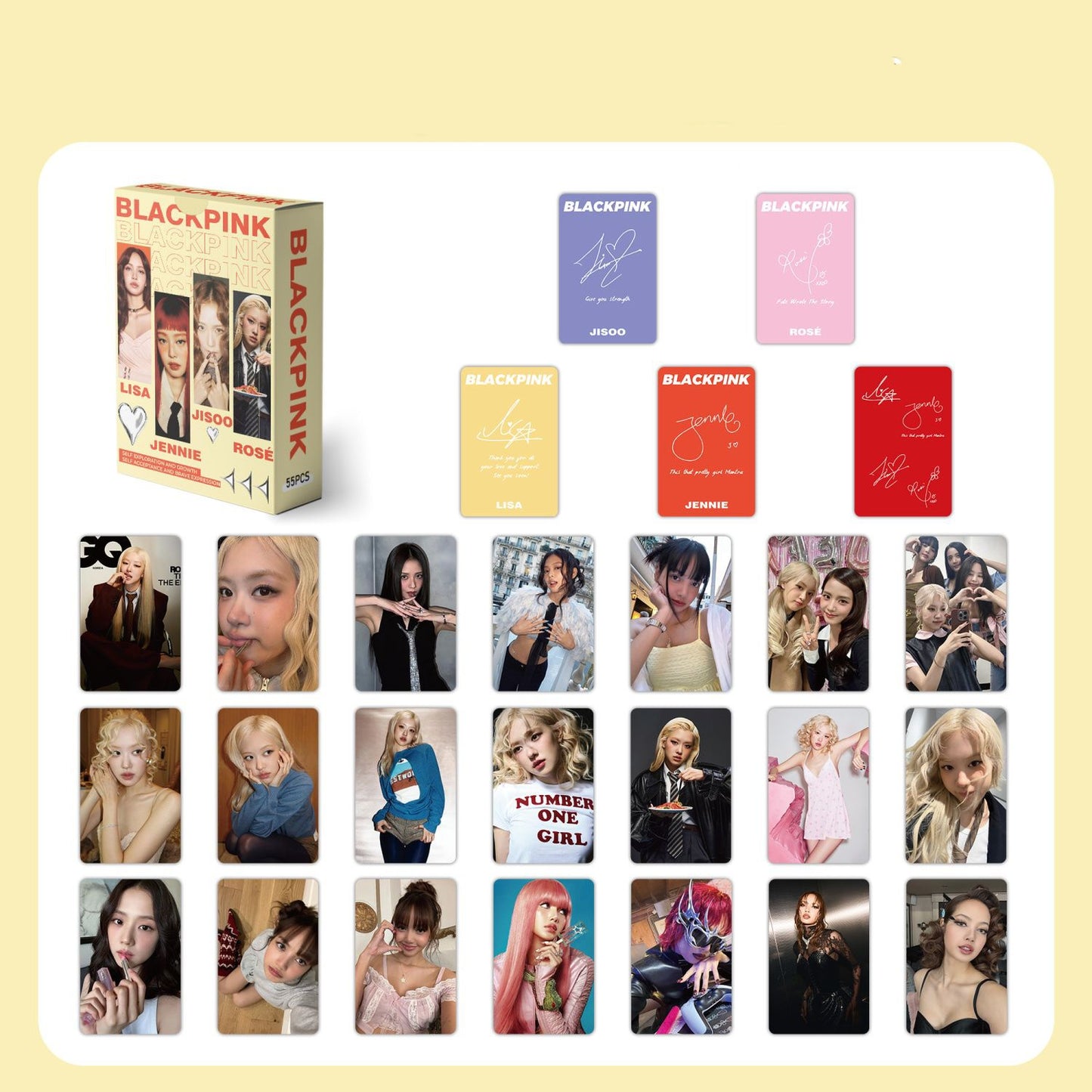 [PRE-ORDER] BLACKPINK New 2025 lomocards (55pcs)