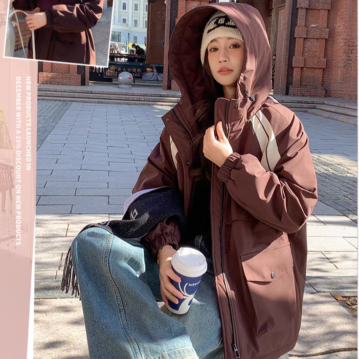 [PRE-ORDER] Korean Fleece-Lined Workwear Parka | Winter 2025