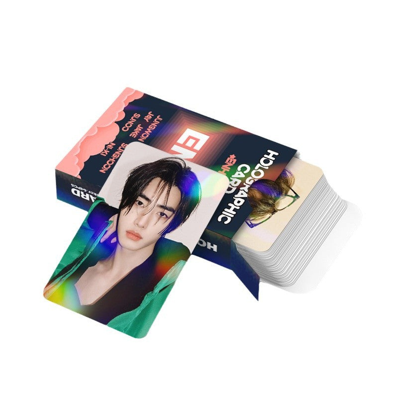 [PRE-ORDER] ENHYPEN 'ROCK en Roll' holographic lomocards (124pcs)