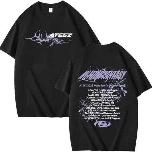[PRE-ORDER] ATEEZ 'In Your Fantasy' 2025 World Tour T-Shirt