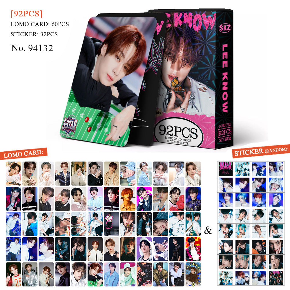[BULK PRE-ORDER] Set of 5 From ALL BOY GROUPS Lomocard Packs (92pc)