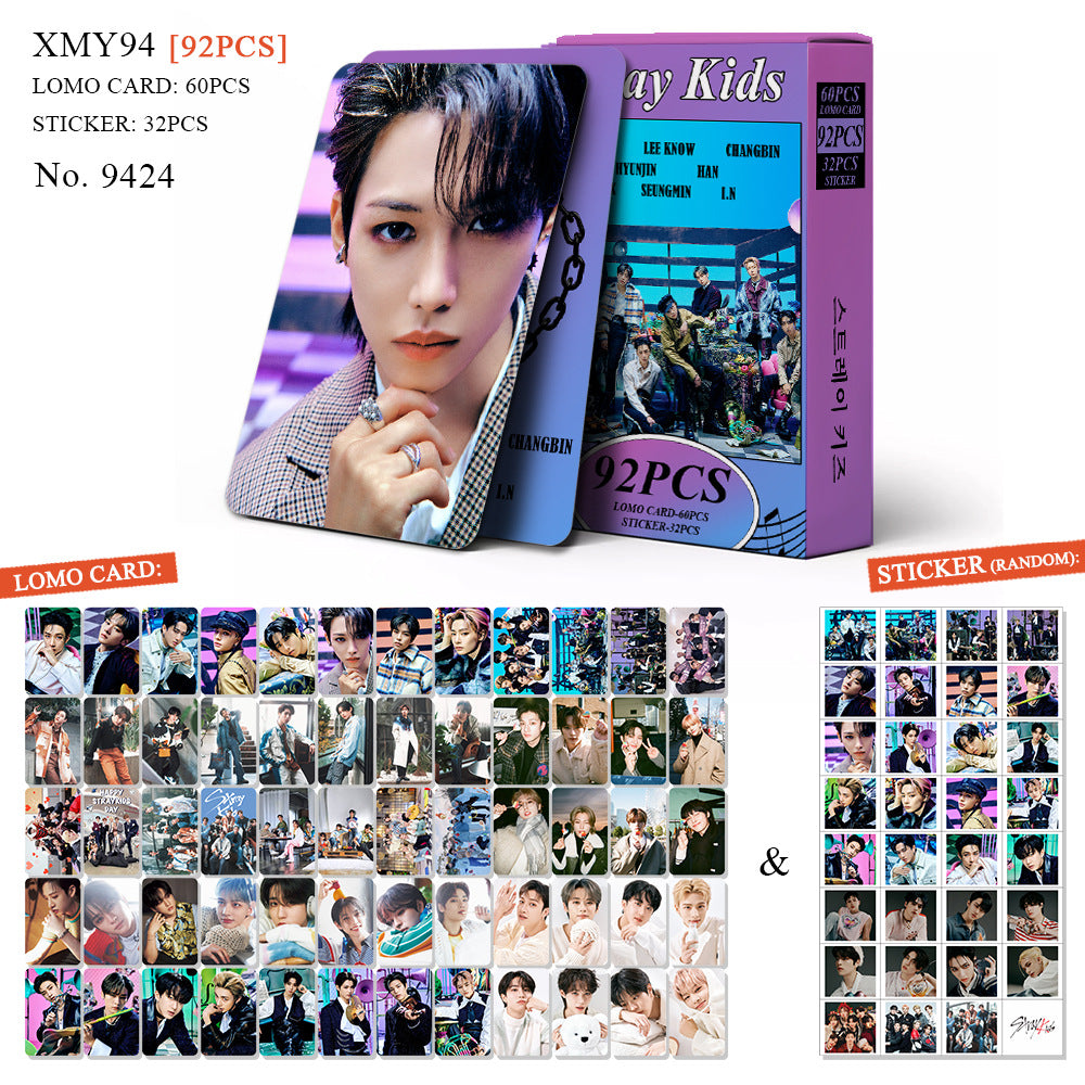 [BULK PRE-ORDER] Set of 5 From ALL BOY GROUPS Lomocard Packs (92pc)