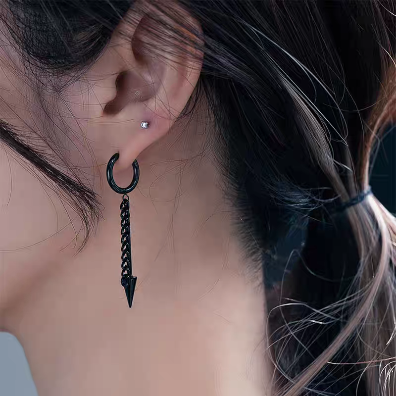 [PRE-ORDER] BTS JUNGKOOK Titanium Steel Earring (single piece)