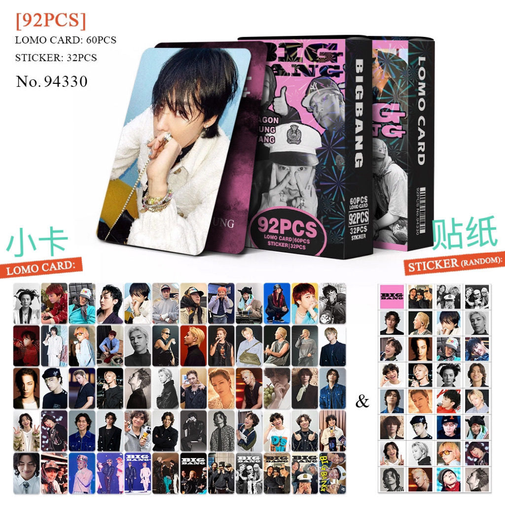 [PRE-ORDER] BigBang lomocards (92pcs)