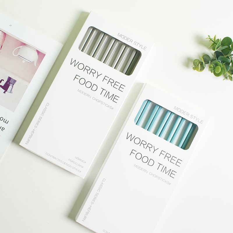 [PRE-ORDER] Pack of 5 Colorful CERAMIC Chopsticks